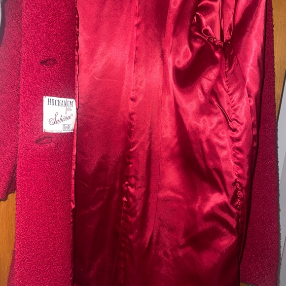 Beautiful vintage coat with fur collar hockanum fabric Sabrina stevens fabric - Picture 5 of 5